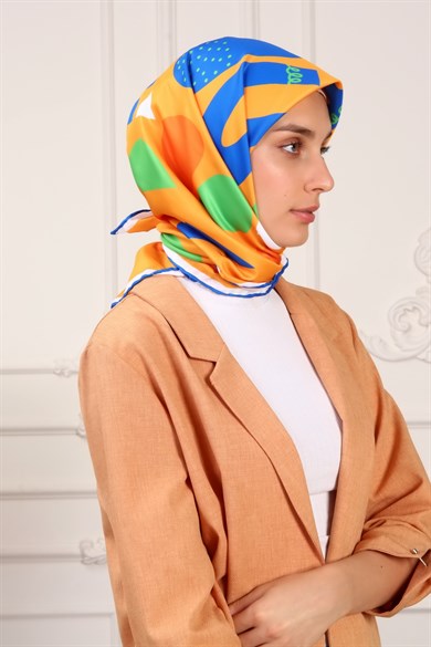 Bee You Twill Scarf Orange