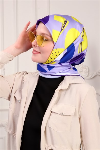 Bee You Twill Scarf Purple