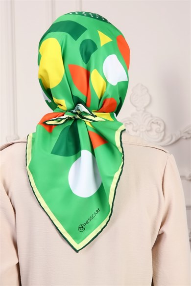 Bee You Twill Scarf Green