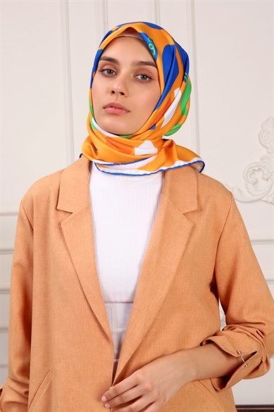 Bee You Twill Scarf Orange