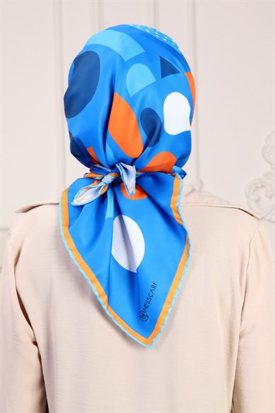 Bee You Twill Scarf Blue