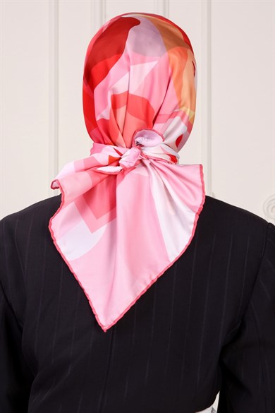 Belinda Twill Scarf Red