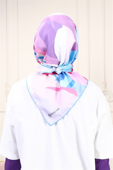 Belinda Twill Scarf Blue