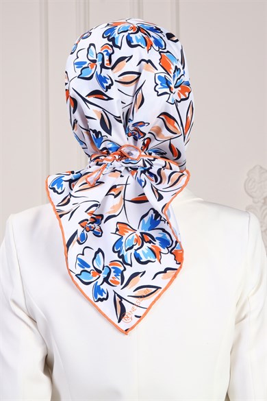 Caliope Twill Scarf Orange