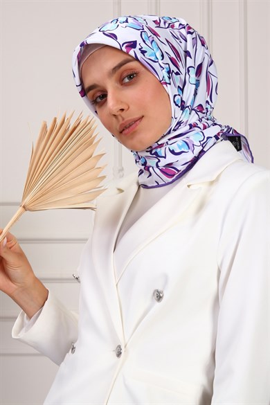 Caliope Twill Scarf Purple