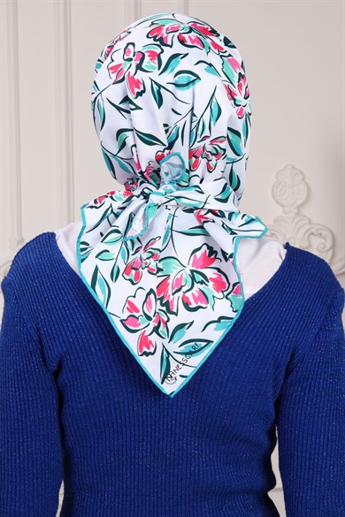 Caliope Twill Scarf Turquiose