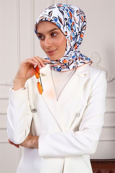 Caliope Twill Scarf Orange