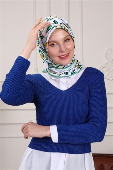 Caliope Twill Scarf Green