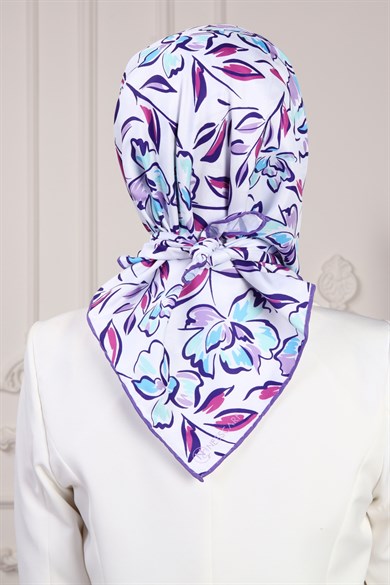 Caliope Twill Scarf Purple