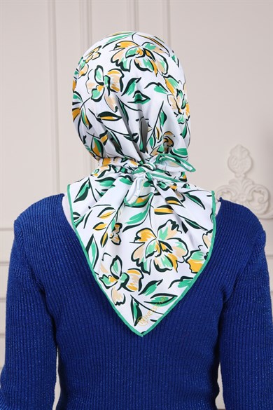 Caliope Twill Scarf Green
