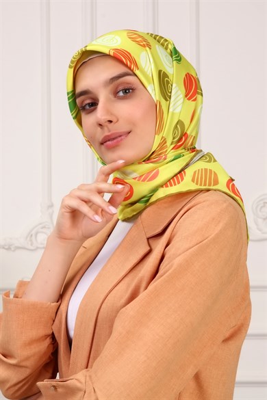 Dora Twill Scarf Yellow