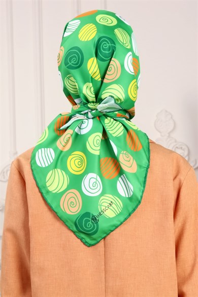 Dora Twill Scarf Green