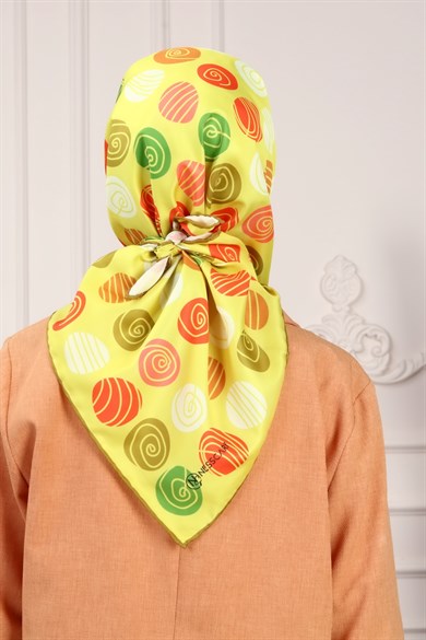 Dora Twill Scarf Yellow