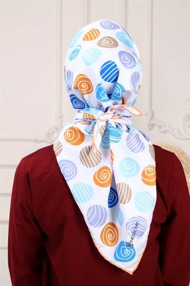 Dora Twill Scarf Orange