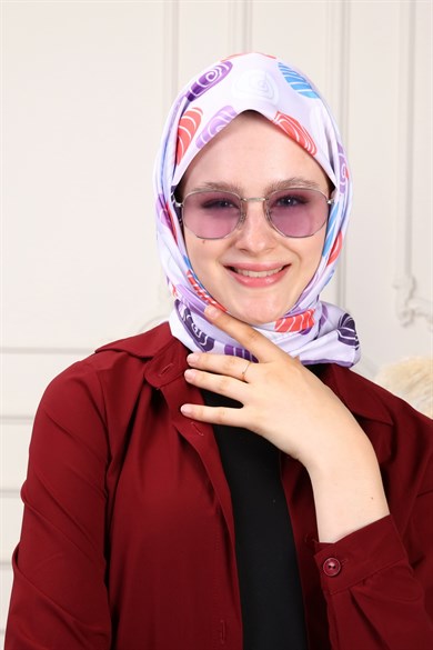 Dora Twill Scarf Lilac