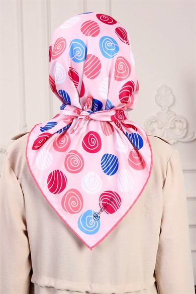 Dora Twill Scarf Pink