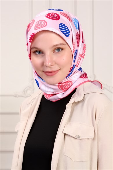 Dora Twill Scarf Pink