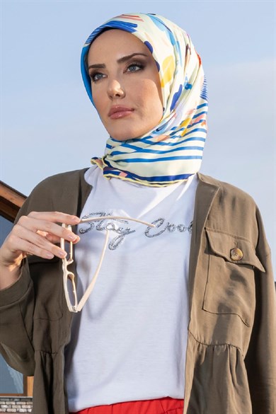 Eyalen Twill Scarf Yellow