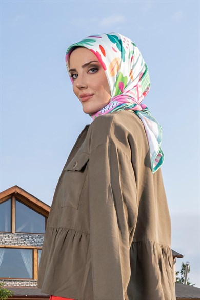 Eyalen Twill Scarf Green