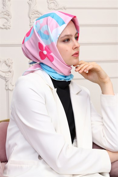 Let It Go Twill Scarf Pink