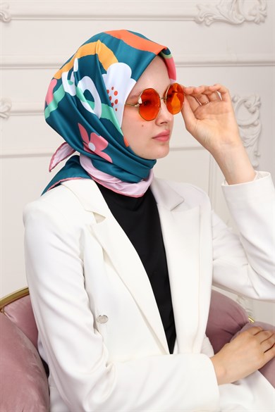 Let It Go Twill Scarf Petrol