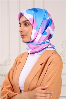 Lia Twill Scarf Purple
