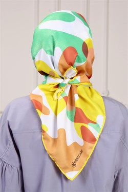 Lia Twill Scarf Yellow