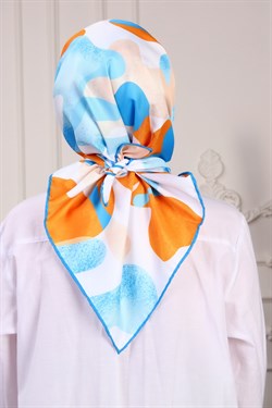 Lia Twill Scarf Turquiose