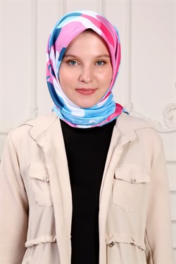 Lia Twill Scarf Açık Blue