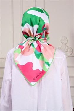 Lia Twilll Scarf Green