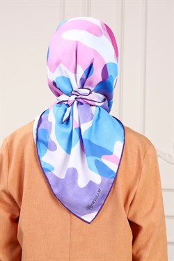 Lia Twill Scarf Purple