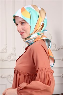 Lia Twill Scarf Turquiose