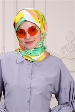 Lia Twill Scarf Yellow