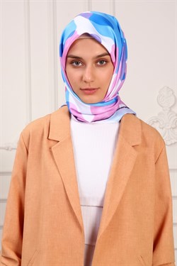 Lia Twill Scarf Purple