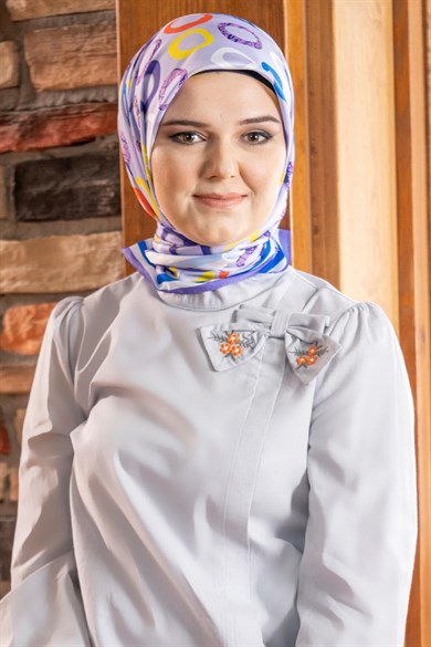 Loly Twill Scarf Lilac