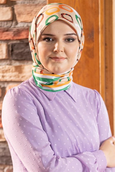 Loly Twill Scarf Mink