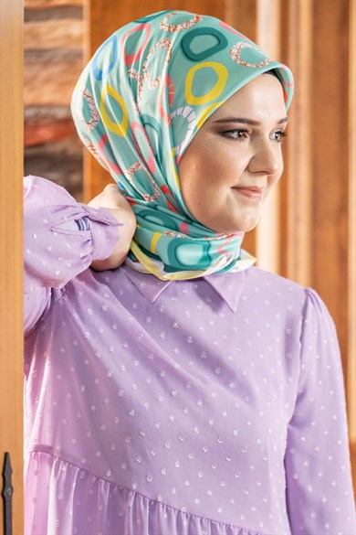 Loly Twill Scarf Green