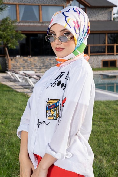 Lost Twill Scarf Orange