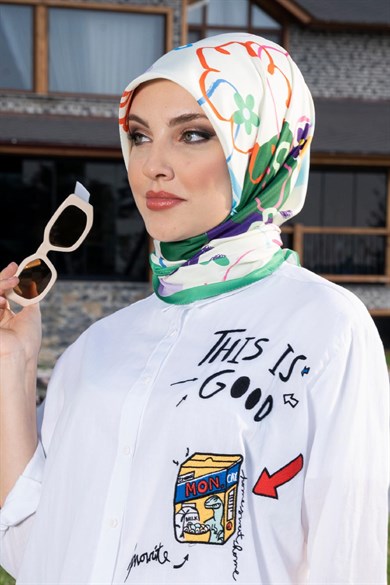 Lost Twill Scarf Green