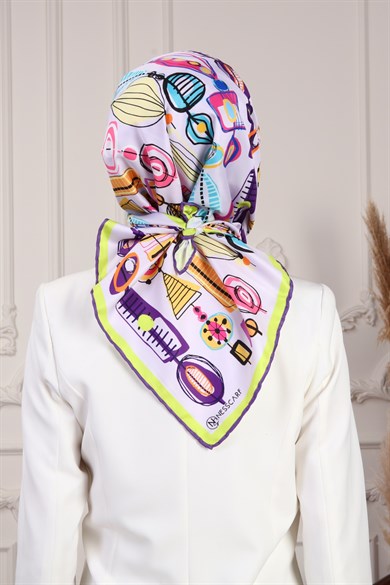 Mathilda Twill Scarf Lilac