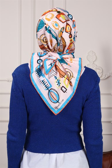 Mathilda Twill Scarf Orange
