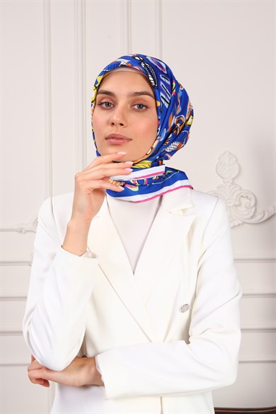 Mathilda Twill Scarf Sax