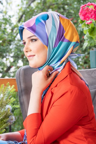 Mikasa Twill Scarf Turquiose