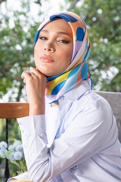 Mikasa Twill Scarf Blue