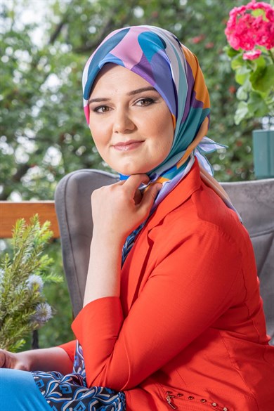 Mikasa Twill Scarf Turquiose