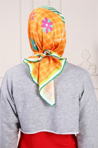 Mirala Twill Scarf Orange