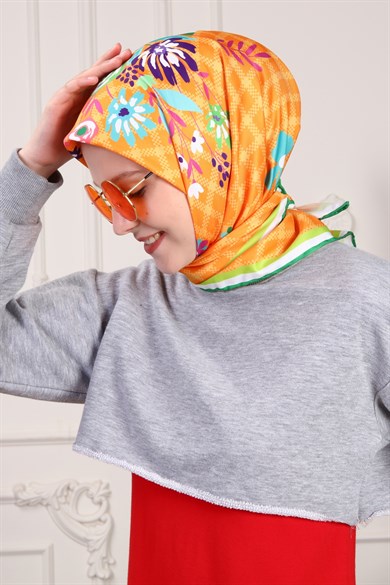 Mirala Twill Scarf Orange