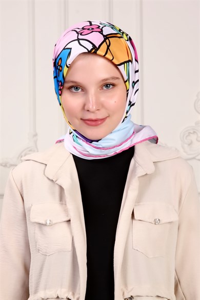 Nemesis Twill Scarf Pink