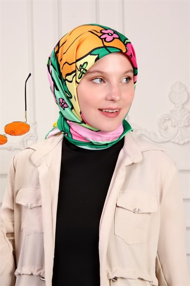 Nemesis Twill Scarf Green