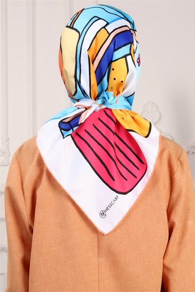 Nemesis Twill Scarf Turquiose